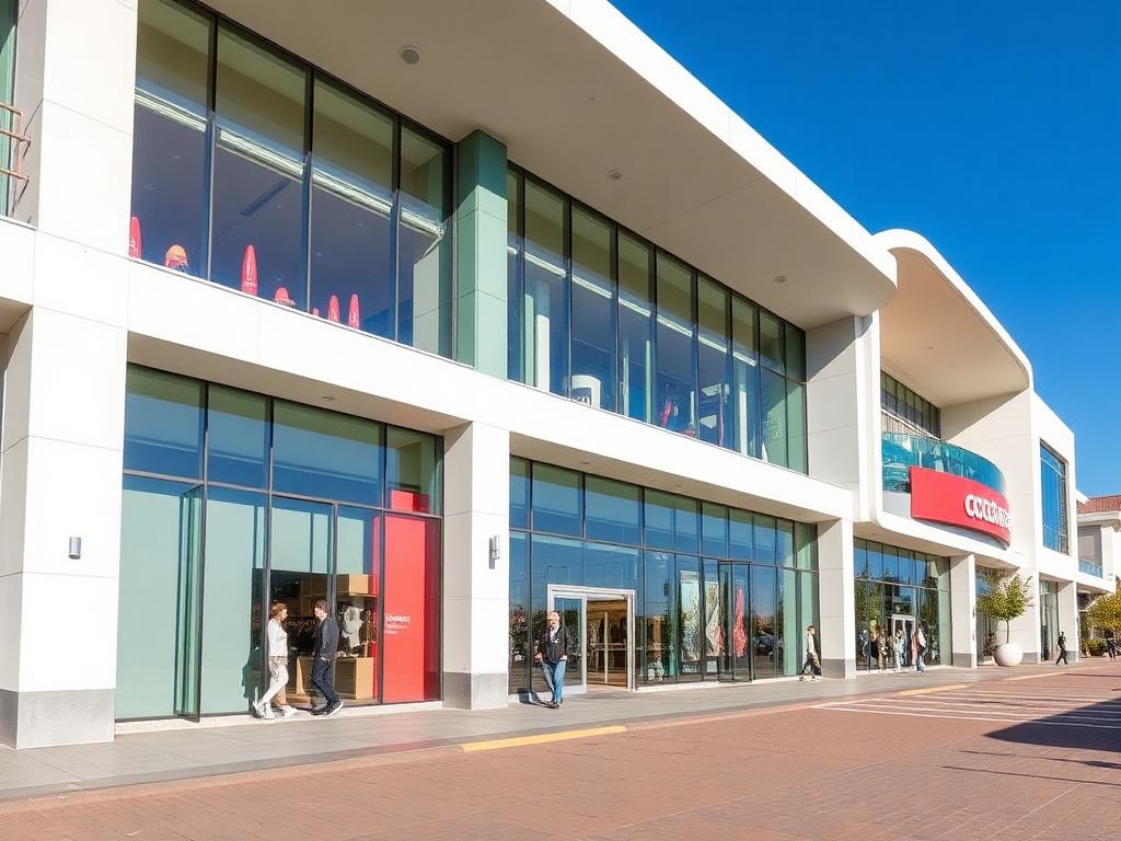 Modern retail shopping centre delivered by Bozyk